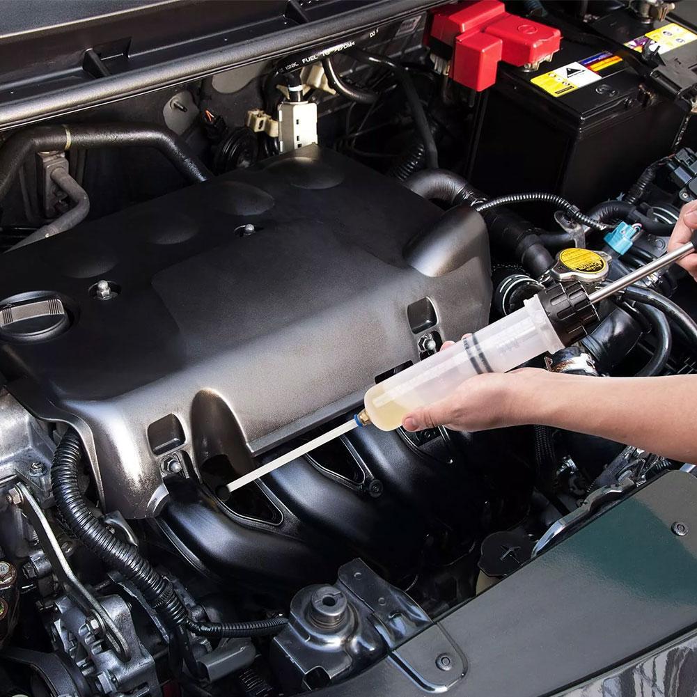 Car Oil Fluid Extractor Set for Extracting or Changing Engine Oils or Lubricants Pump Hand Tool