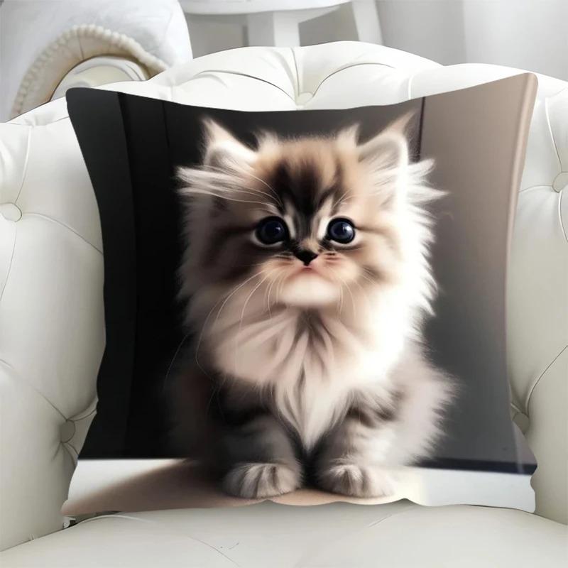 Car Living Room Sofa Cushion Cover Wildlife Pattern Luxury Home Decor Pillow Cover