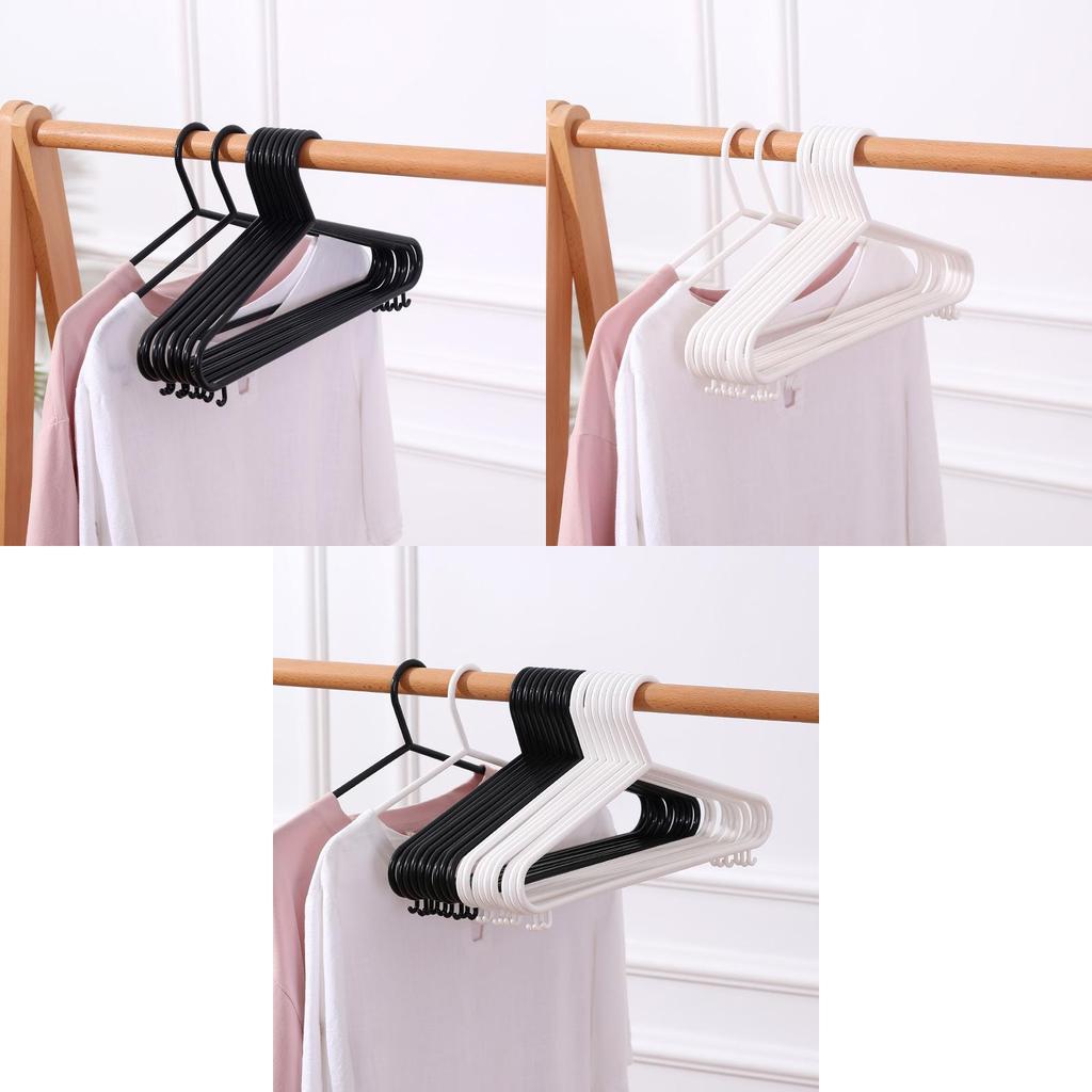 Durable Pp Clothes Hangers Student-friendly Multi-functional With Hooks