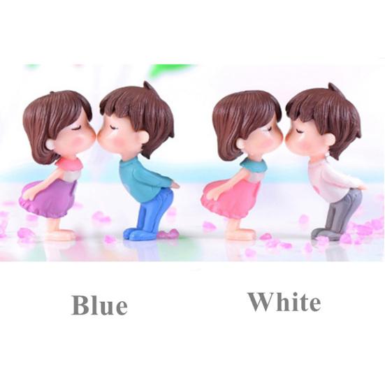 2ks Kiss Dolls Mini Krajina Ornamenty Figurky Pohádková zahrada Dekor domečku pro panenky