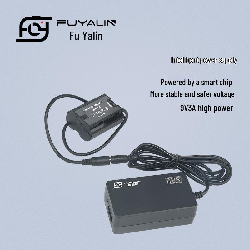 W235 Fake Battery External Power Supply for Fuji X-T4 and GFX 100S Cameras - Ideal for Live Streaming.
