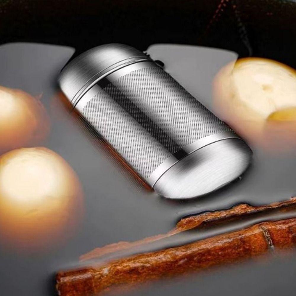 Rostfritt stål Lösbladste-bryggare Finmaskiga filterpåsar Te-infuser Sil Köks-tekärl