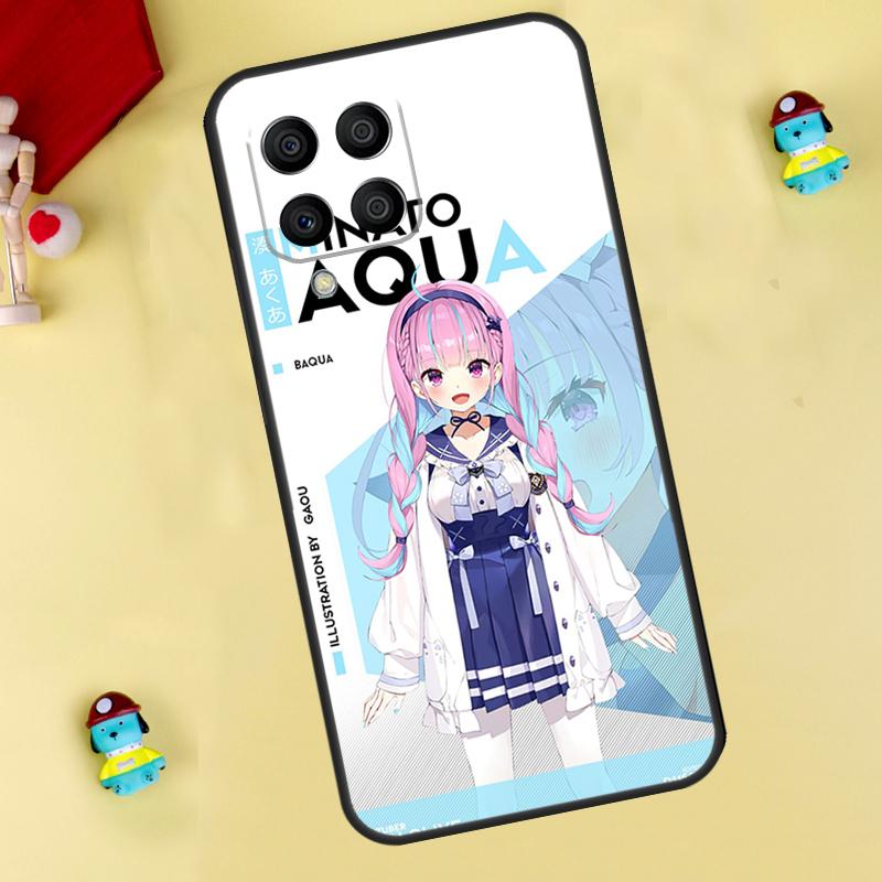 Minato Aqua Hololive Hülle Für Samsung Galaxy M35 M55 M15 M11 M12 M13 M14 M06 M16 M36 M56 M31 M53 M32 M52 M34 M54
