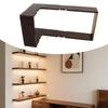 Corner Wall Shelf Float Decorative Sturdy Space Saving Organizer Mounted Storage Rack for