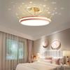 Nordic Crown Bedroom Ceiling Lamp Creative Warm Modern Light Luxury Second Bedroom Princess Girl Children's Room Chandelier