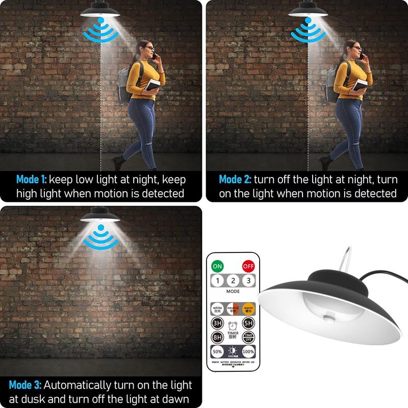 NuFeng Split Solar Sensor Pendant Light