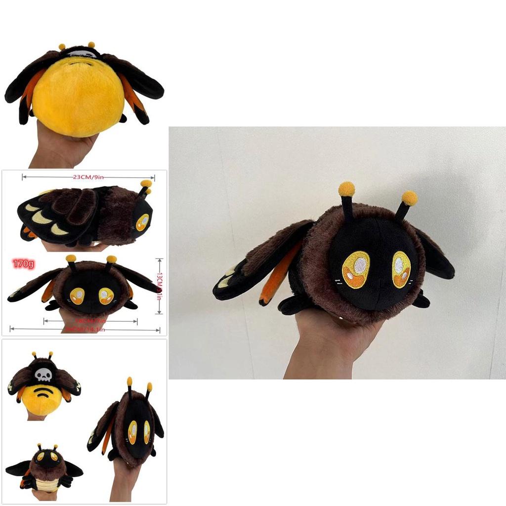 Death's Head Hawkmoth Plush Toy Crystal Ultra Soft 23cm Non-cartoon Animal Design