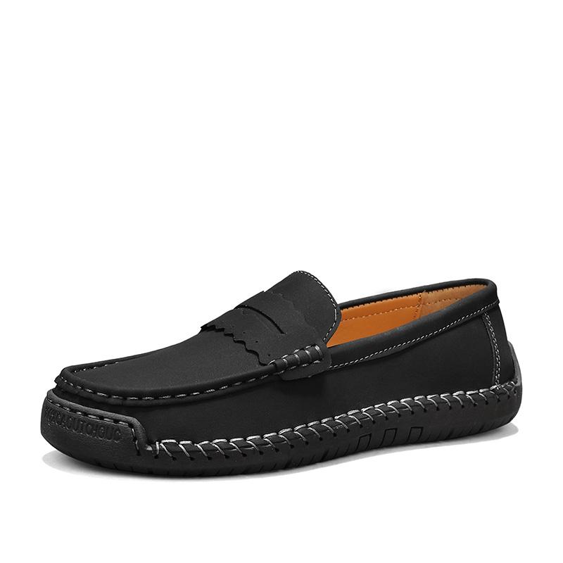 Hand-stitched Women Casual Shoes Loafers Slip On Driving Shoes Moccasins Women Flats Shoes
