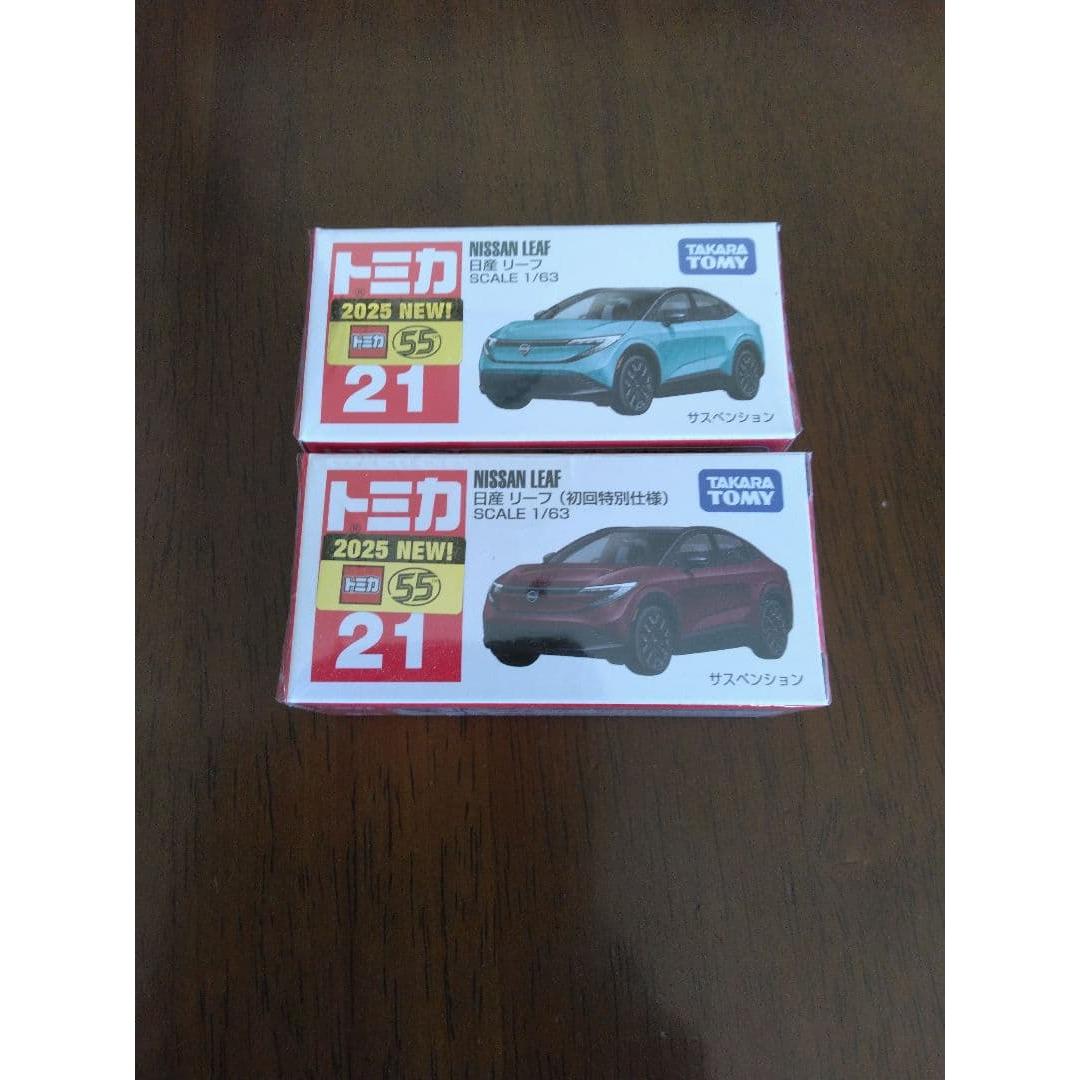 Used Tomica Nissan Leaf New 2 types set First edition special edition available