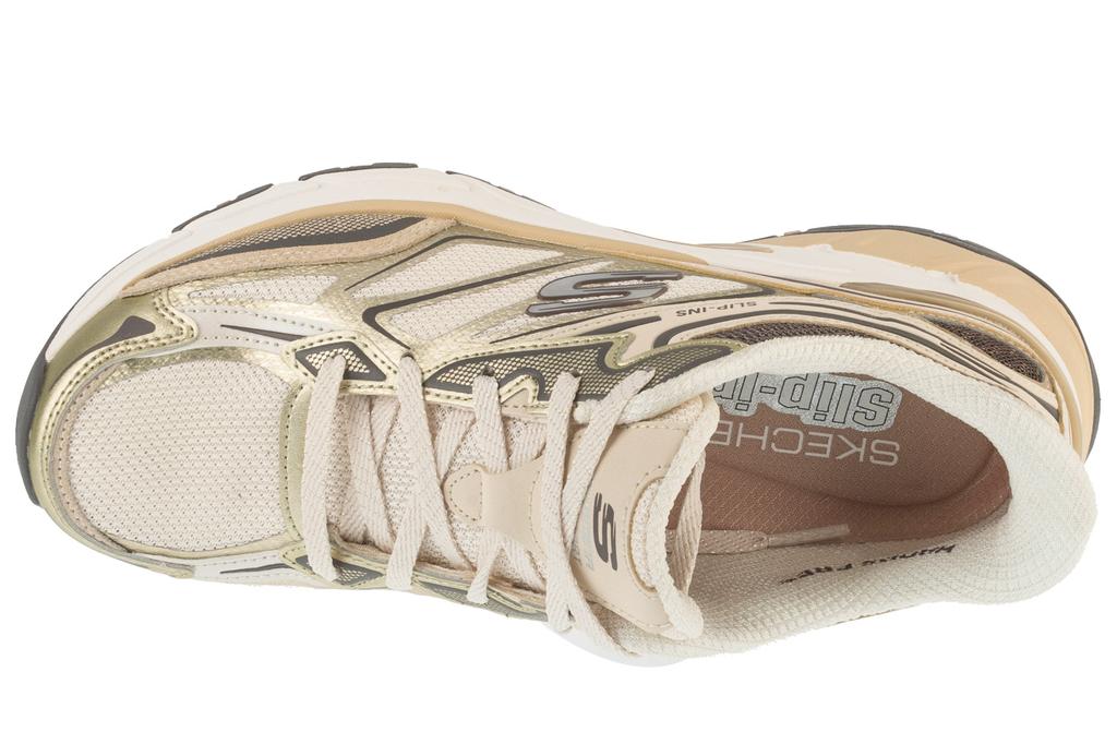 Skechers Slip-Ins: Stamina Sport, Womens Beige Sneakers