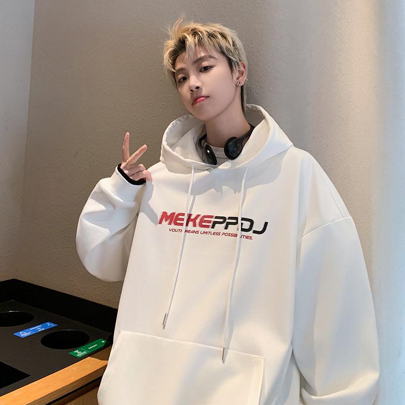 Hooded Sweater Men's Trendy Brand Heavy Loose Casual Sports Teen Top