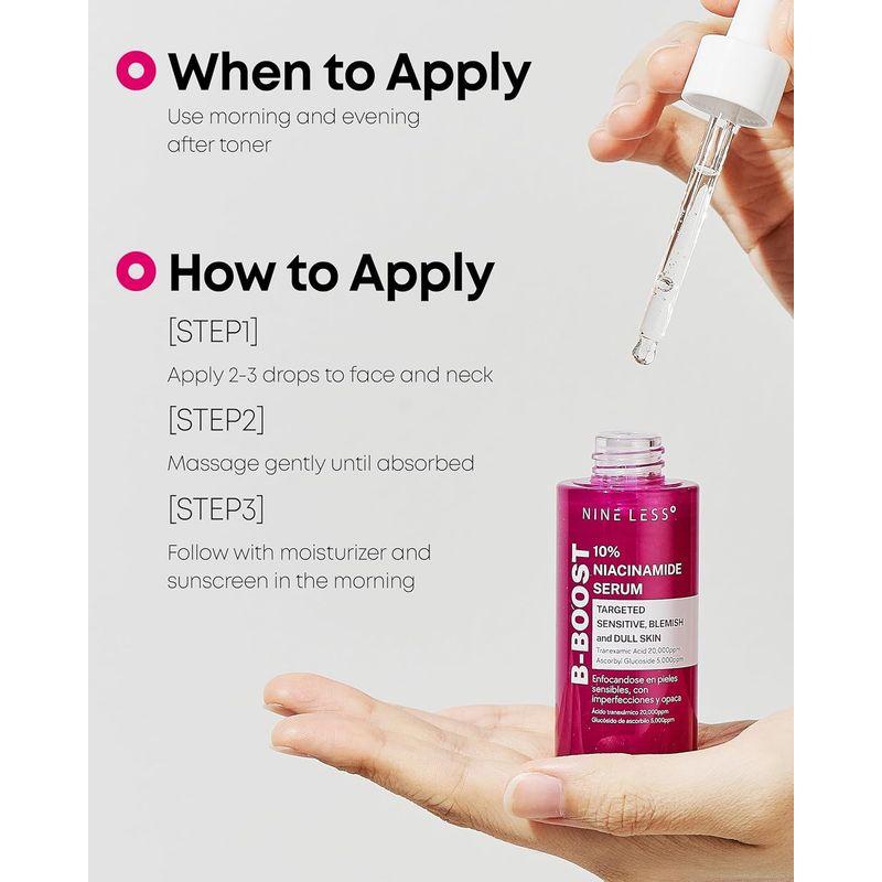 [NINELESS] B-Boost 10% Niacinamide Serum 30ml