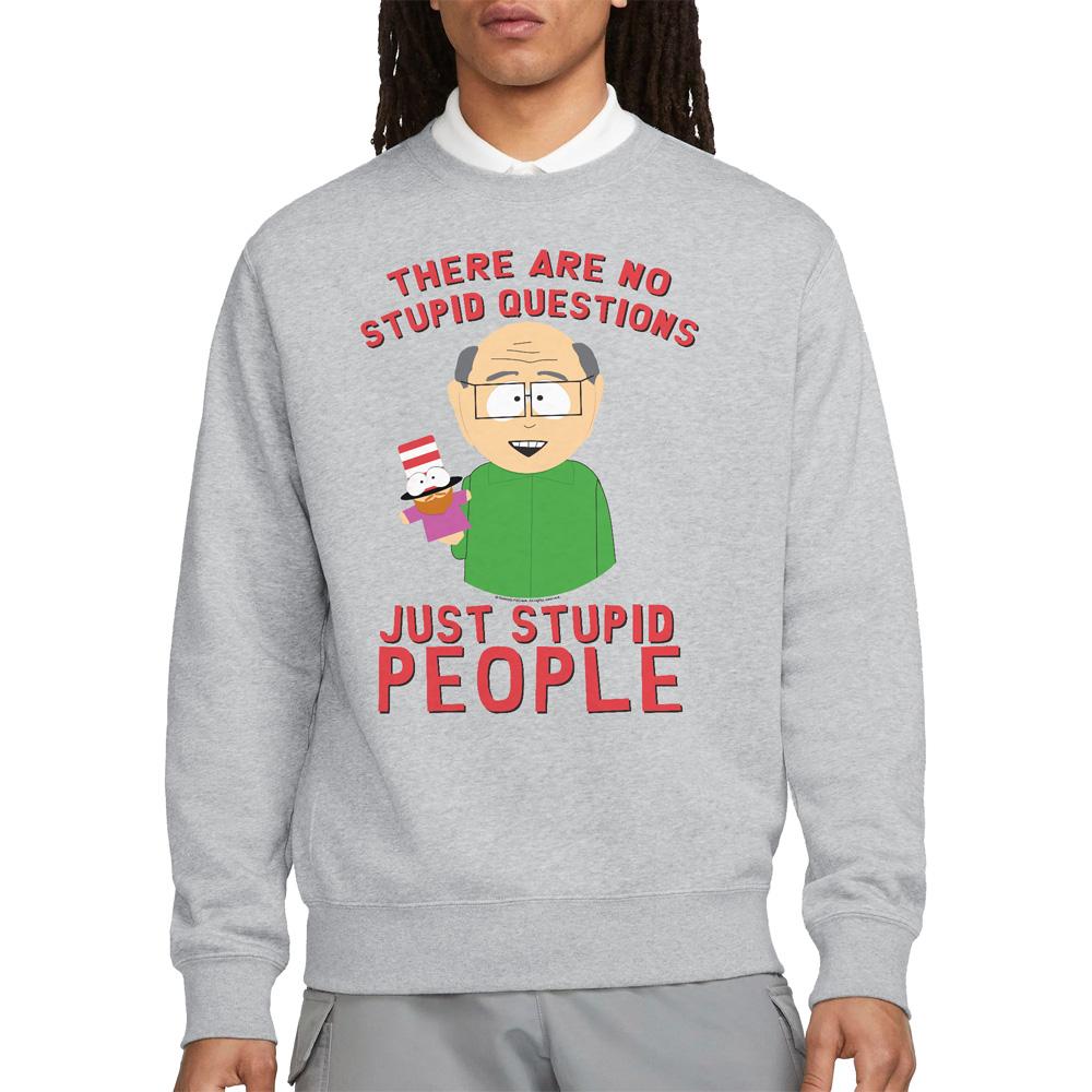 South Park Unisex Adult No Stupid Questions Sweatshirt