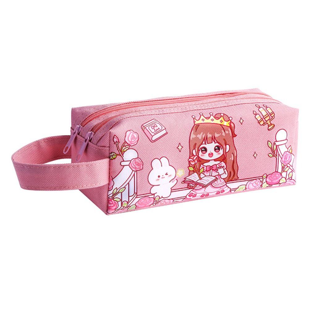 Double Layers Pencil Case Large Capacity Stationery Bag High Quality Pen Box  Back To School