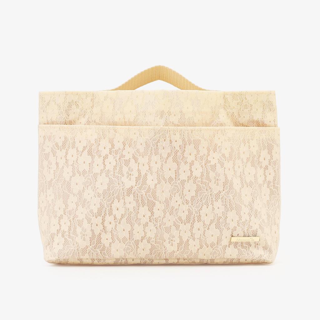 Afternoon Tea Living Pouch JJ72 Flower Lace Bag-in-Bag, Ivory