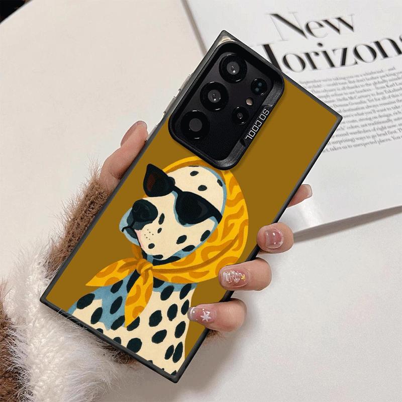 Dalmatian Cute Dog Shockproof Phone Case for Samsung Galaxy S26 Edge S25 Ultra S24 FE S23 Plus S21 Cover Anti Fall Fundas