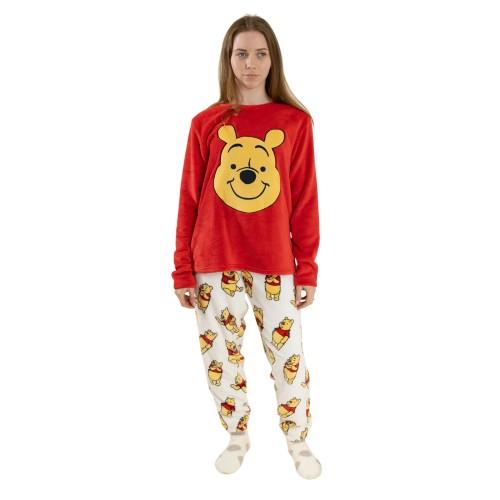 Winnie the Pooh Womens/Ladies Long-Sleeved Long Pyjama Set
