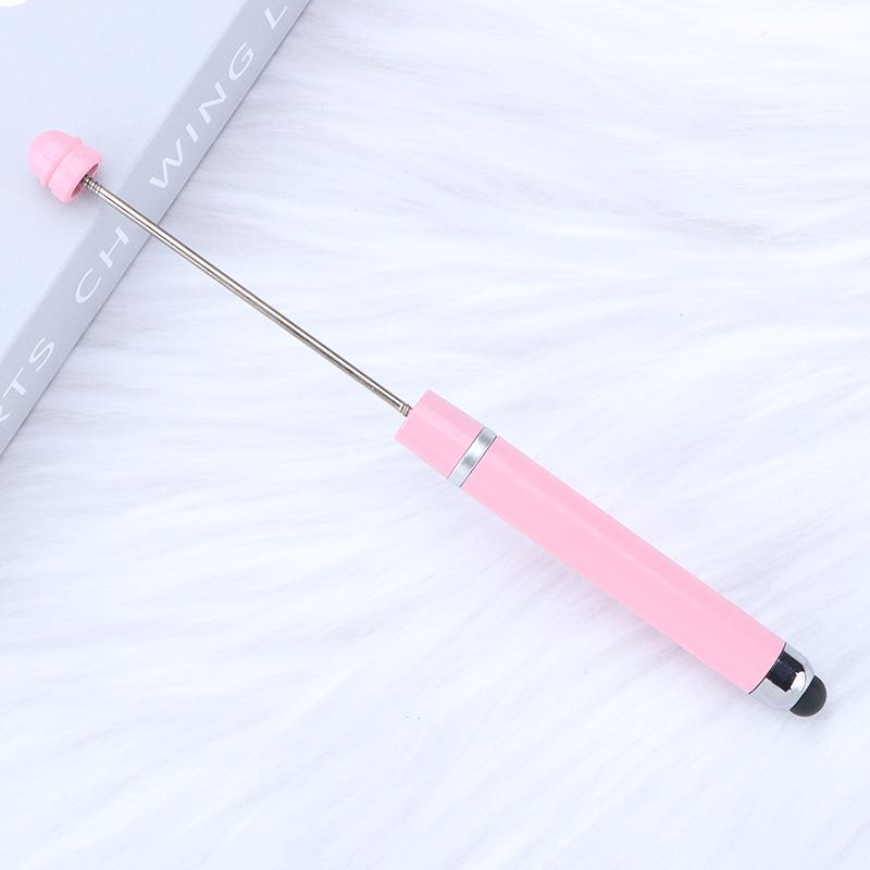 Multi-functional Touch Screen Beading Ballpoint Pen with Extended Rod for DIY Cute Bead Design