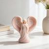 3D Wings Angel Silicone Candle Mold Goddess Sculpture Gypsum Making Tool DIY Church Decoration Native Dropping Resin Mold
