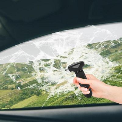 Mini Notfall Auto Hammer Glas Gebrochen Fenster Flucht Sicherheit Fluchtmesser Auto Notfallwerkzeug Sicherheitsgurt Cutter Fensterbrecher