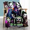 Warner (31) Personalized Text Blanket Multi-purpose Personalized Blanket Durable Comfort Versatile for Office Chair Couch Seaside Bedding