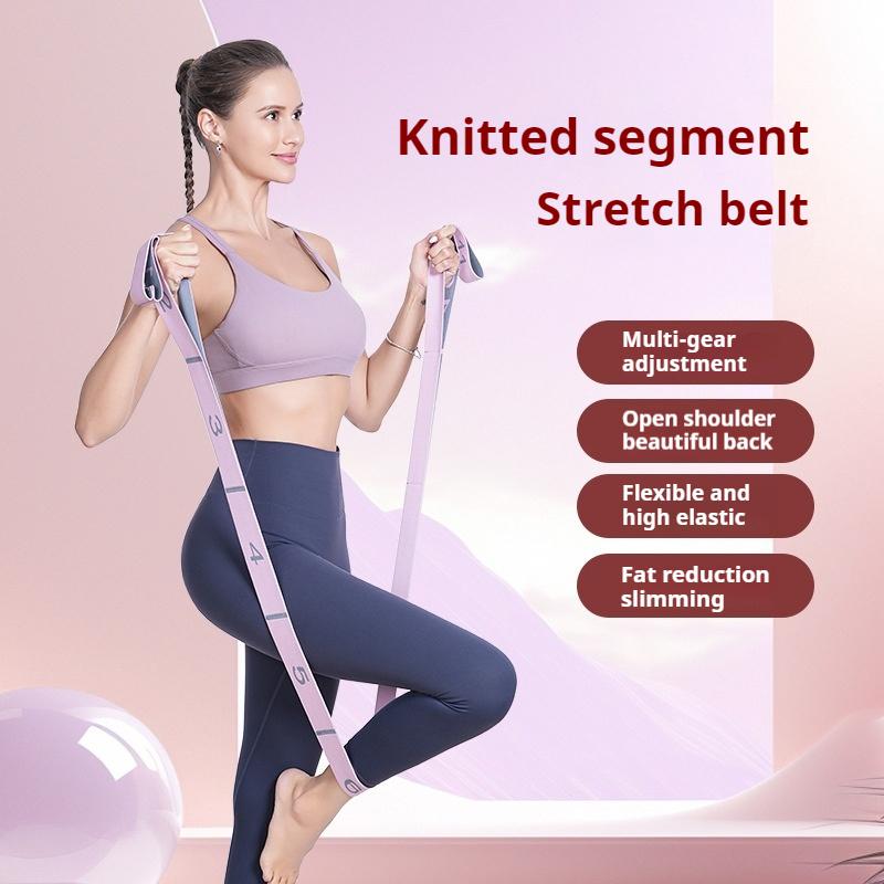 Elastic Stretch Belt Women Dance Yoga Flexible Adjustable Training Stretch Bands Non Slip Resistance Fitness Pull Straps