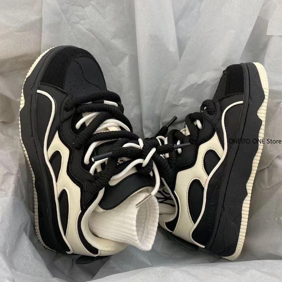 Skate Sneakers Man's New Man Skateboard Bread Shoes Retro National Trend Sport Shoe Wind Board Women Sneaker Men Loafers Shoes
