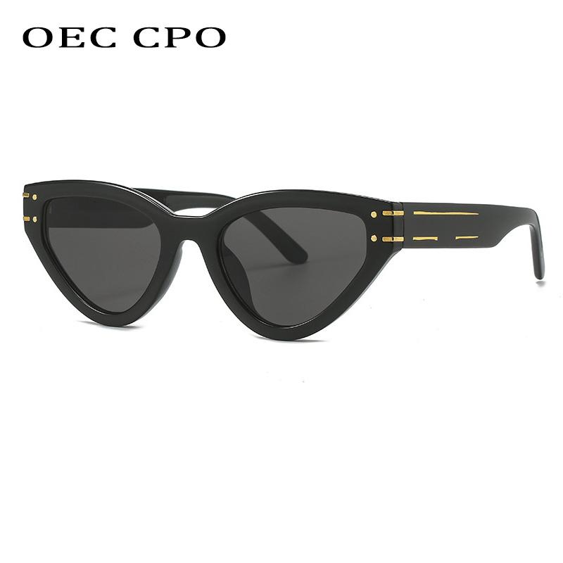 Vintage Cat Eye Sunglasses Women Men 2024 Brand Designer Fashion Goggle Sun Glasses Female Trends Shades Outside Eyewear UV400