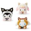Kuromi Plush Toy With My Melody Soft And Cute Stuffed Doll For Home Decor