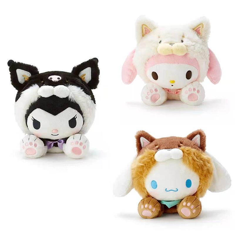 Kuromi Plush Toy With My Melody Soft And Cute Stuffed Doll For Home Decor