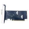 Universelle PCIe4.0/5.0-kompatible Erweiterungskarte zur Umwandlung eines X16-Slots in SlimSAS-Schnittstellen für den Anschluss mehrerer Geräte