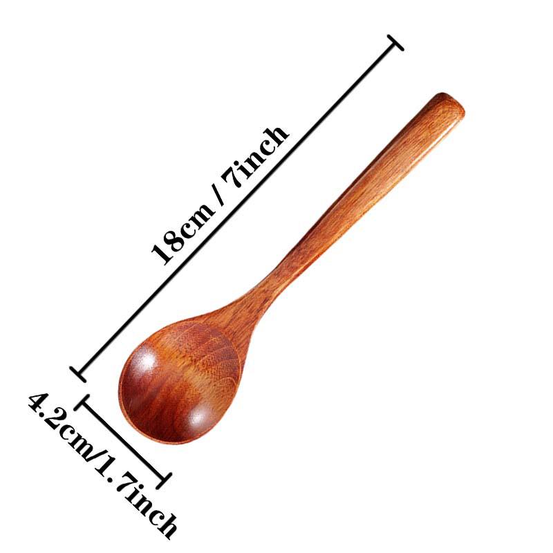 

Haoyuan Long-Handled Wooden Spoon for Rice, Soup, and Ramen