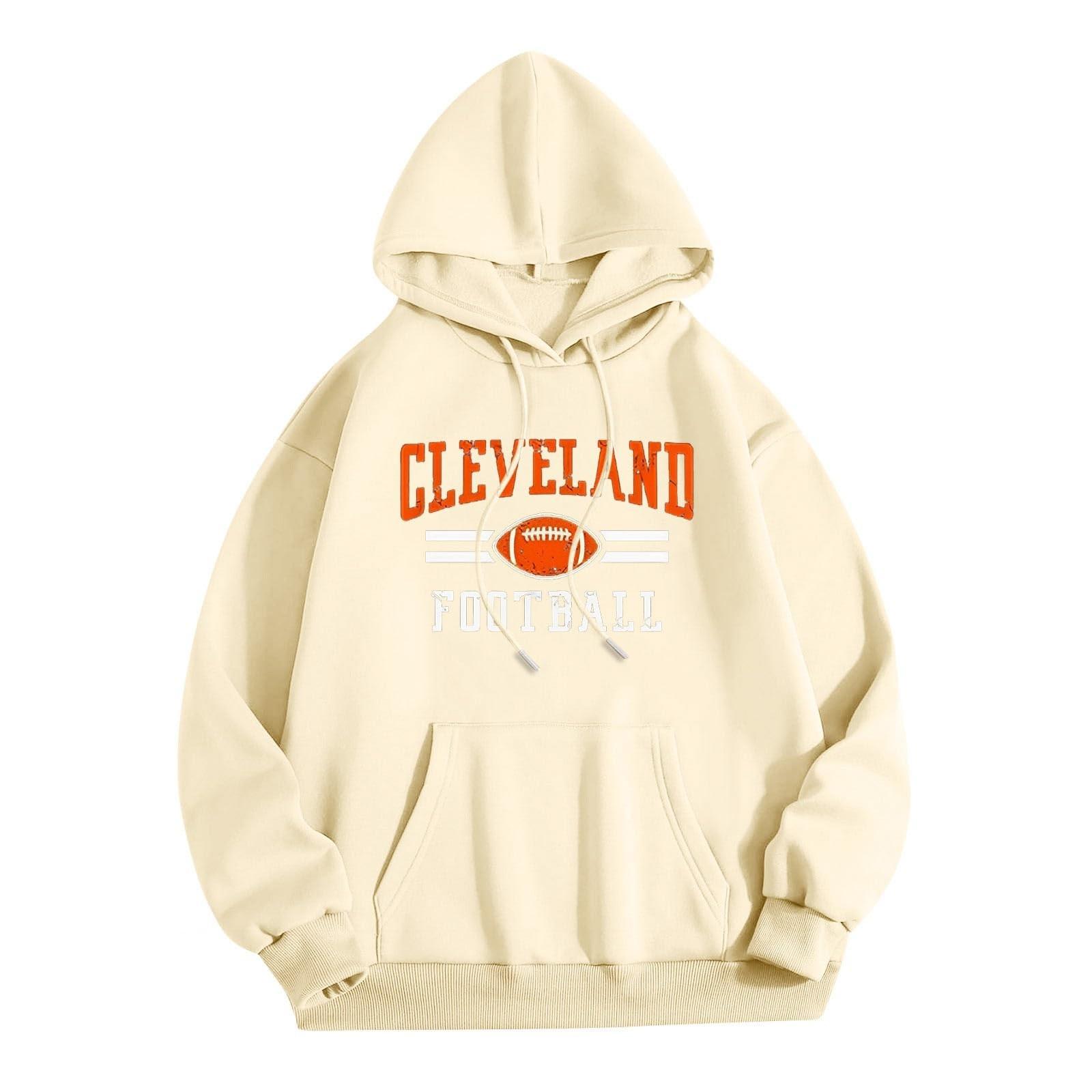 

Женская модная повседневная универсальная повседневная толстовка с капюшоном, повседневная толстовка с длинными рукавами и нашивками сверху S бежевый