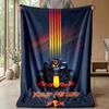 Red Bull Racing Custom Flannel Throw Blanket Print Your Name Text Soft Warm Blanket Holiday Present