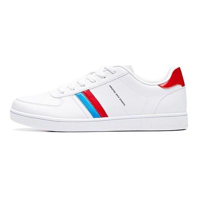 Comfortable Casual Durable Lightweight Low-Top Skate Shoes Men Sneaker White Red Blue 91918011-2