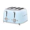 SMEG 4-Slice Toaster 50s Style - 2000W Blue TSF03PBEU