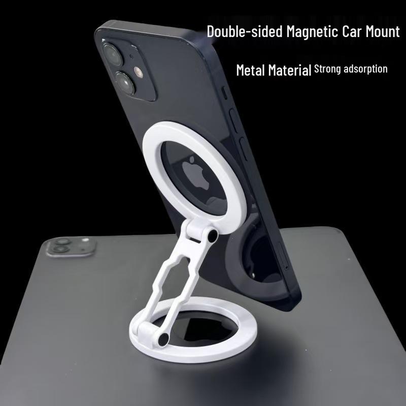 Dual-Sided Magnetic Phone Stand for Gym and Desktop Use