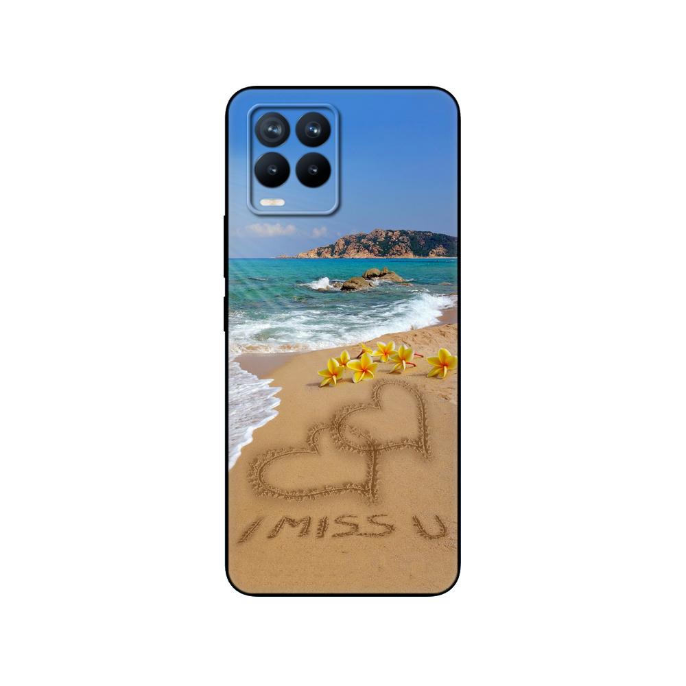 Pre puzdro Realme 8 6,4 palca Zadný kryt Pre puzdro na telefón Realme 8 Pro OPPO Realme8 4G RMX3085 Nárazník Mäkký silikónový 8pro čierne tpu puzdro