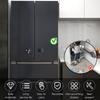 4/8 PCS Cabinet Lock Proof Refrigerator Lock with Key Self Adhesive Fridge Lock Combo Child Freezer Door Lock for Baby Safety