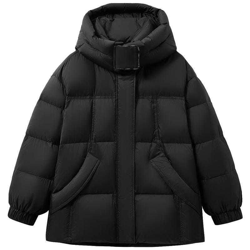 EICHITOO Women's Mid-Length Essential Down Jacket