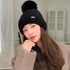 New Autumn and Winter Hat for Women In Winter Rabbit Wool Knitted Hat Outdoor Cold-proof Wool Hat Plus Velvet Windproof and Warm Pull Out Hat