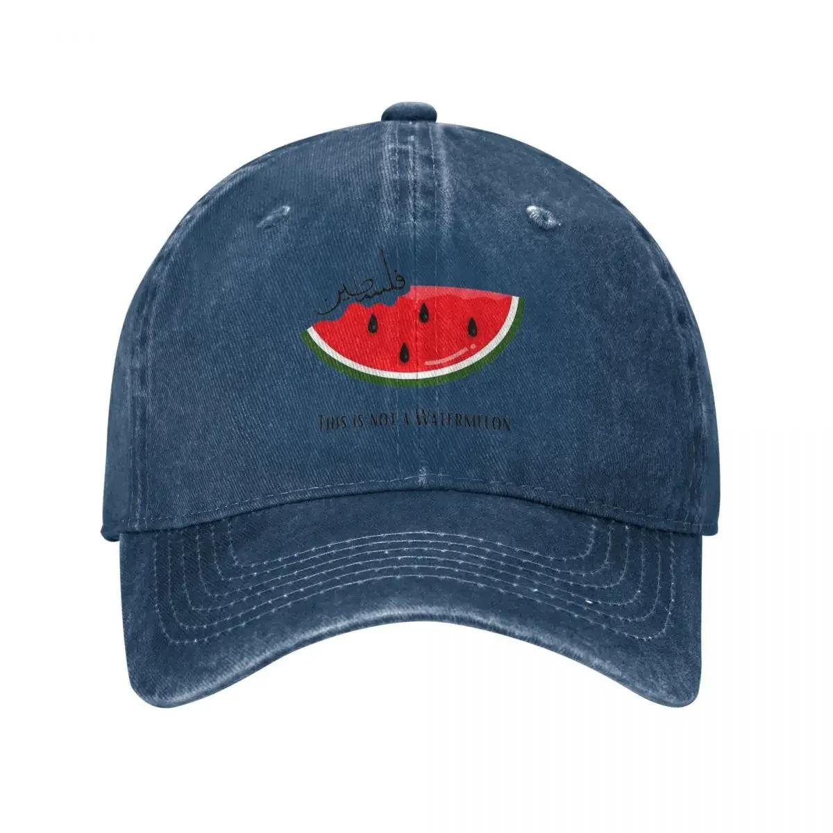 

Magritte Parody This Is Not A Watermelon Accessories Unisex Style Baseball Caps Caps Hat Vintage Workouts Soft Trucker Hat One Size