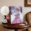 Set Decor Perle Pânză Prințesa Elsa Înghețată Puzzle 5D Broderie Decor Acasă Cadou Handmade