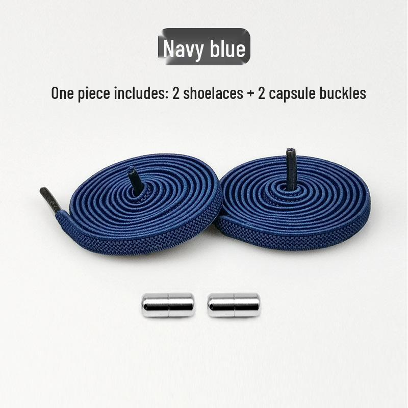Creative No-Tie Shoelaces: Elastic Laces with Metal Buckle for Kids & Adults