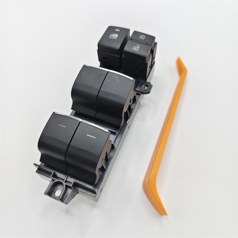 For Toyota Rav4 2019 2020 2021 CHR 2016-2020 Electric Power Master Door Window Switch 84040‑F4050 84810-F4060 LED Blue 1pc
