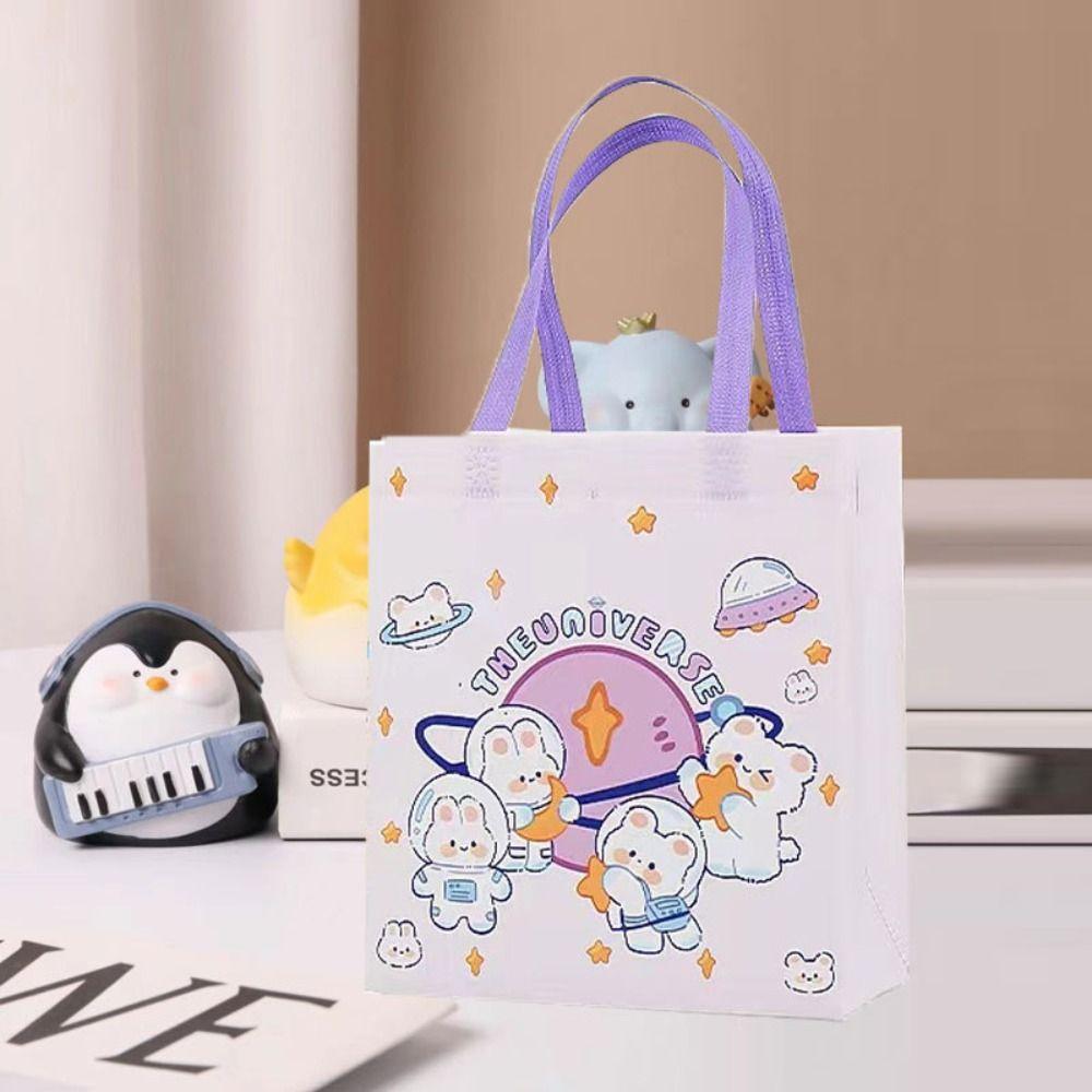 Non-Woven Non-woven Handbag Cartoon Shopping Bag Durable Children Tote Bag