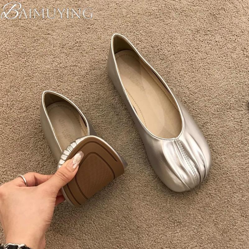 Square Toe Women Flat Sandals Casual Loafers Shoes Woman 2025 Trend Summer Elegant Dress Comfort Soft Leather Zapatillas Mujer