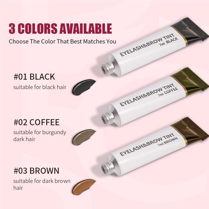 Eyelash Eyebrow Dye Tint Kit Brow Enhancer Mascara Lift Tinting Tattoo Eyes Makeup Tools