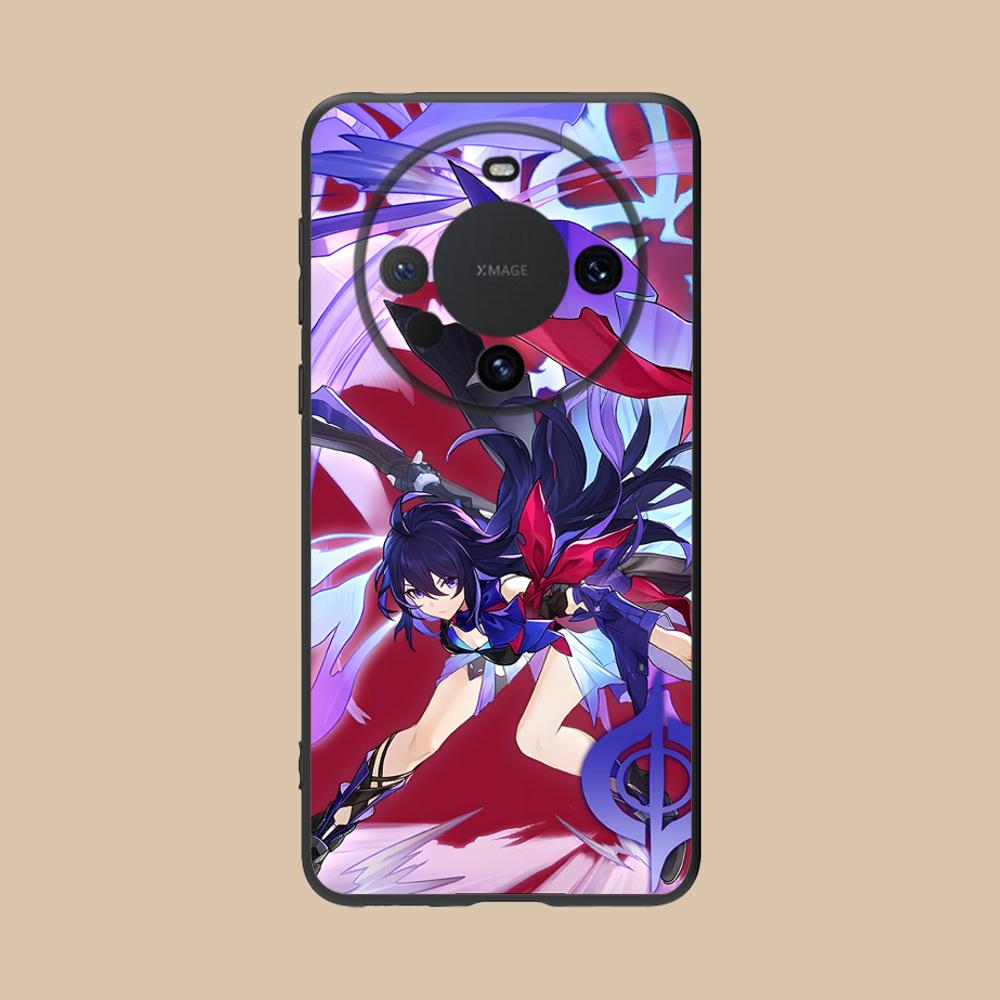 

HSR Seele Matte TPU Mobile Phone Case for Huawei Mate 60 50 40 30 20 10 Pro Plus Lite E 5G Colorful Printing Cover Huawei Mate 10 Lite