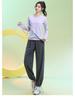 Women's Quick-Dry Slimming Sports Suit: Long Sleeve, Loose Fit for Running & Fitness